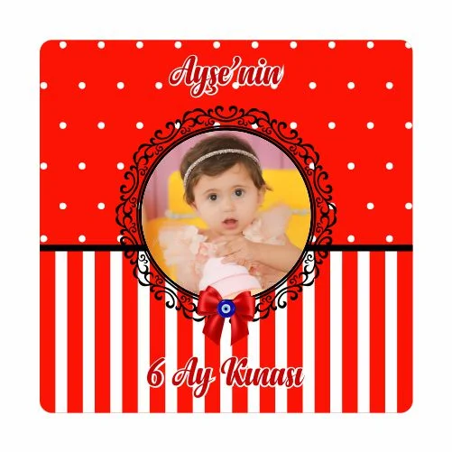 6 Ay Kınası Temalı Magnet